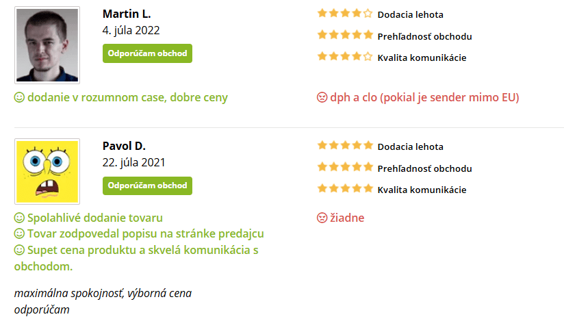 recenzie ebay