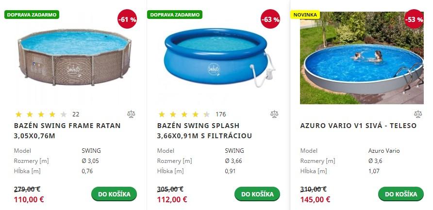 mountfield bazény