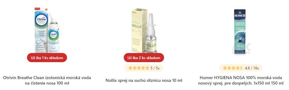sprej do nosa na alergiu