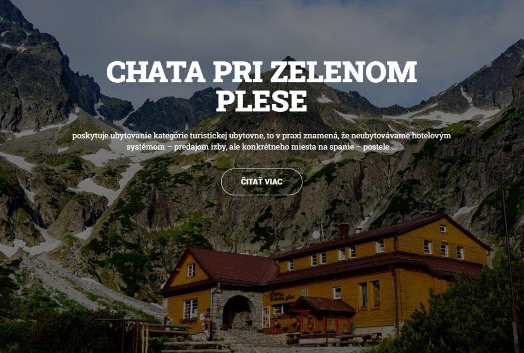 chata pri zelenom plese