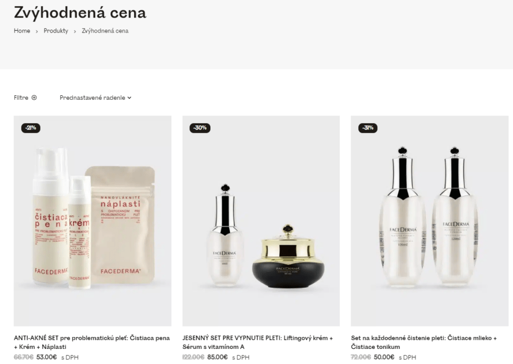 facederma akcia