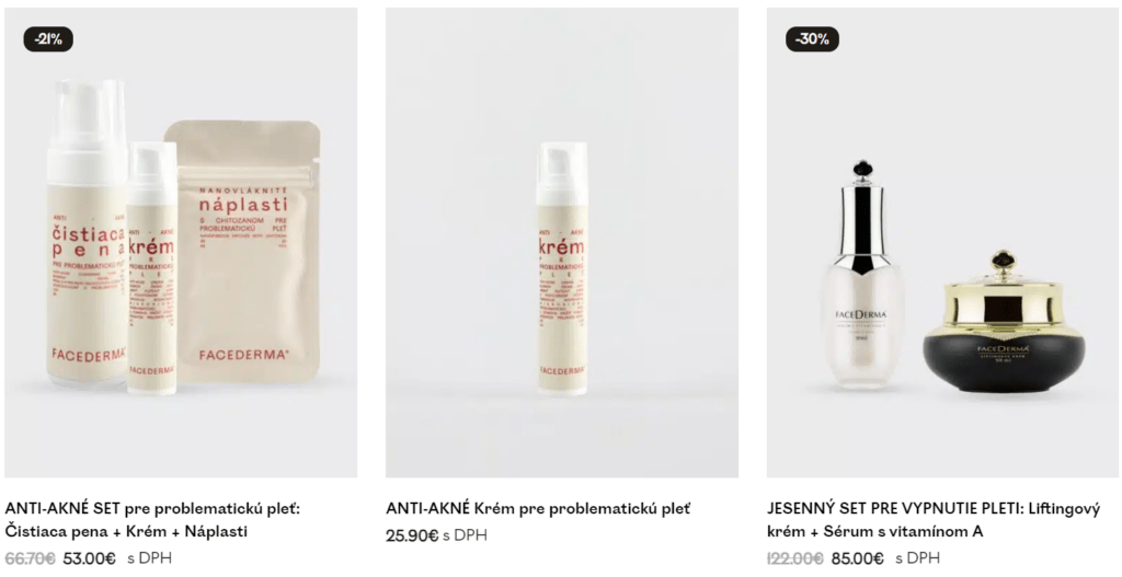 facederma krém