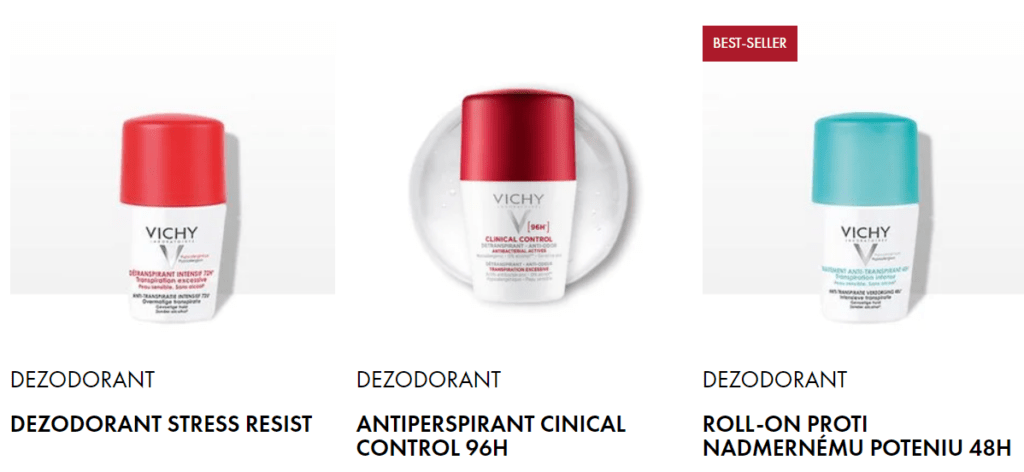 vichy deodorant