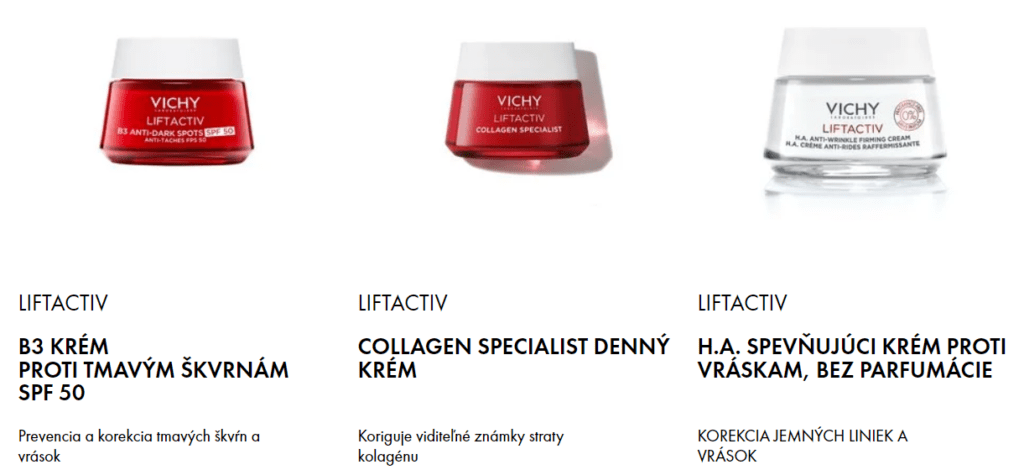 vichy krém