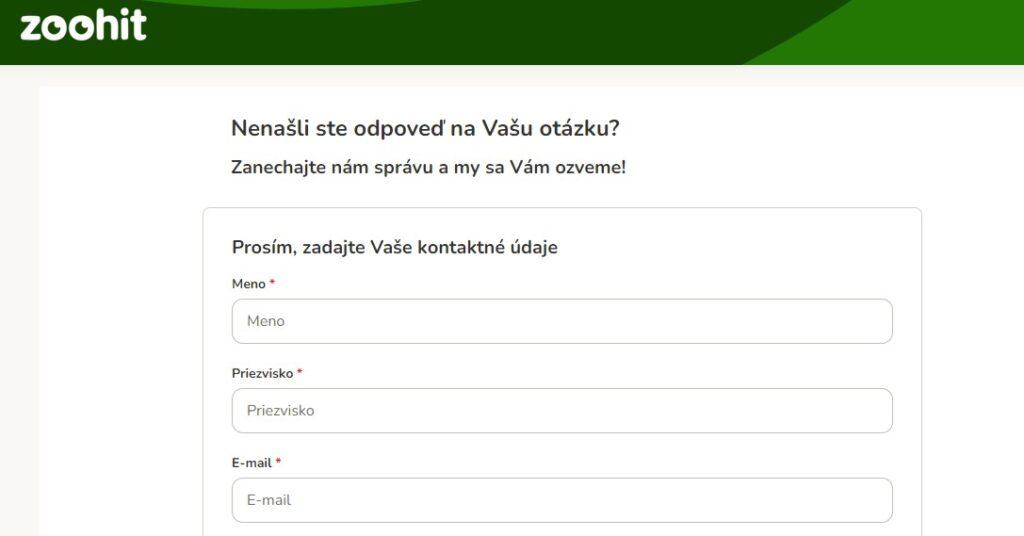 zoohit kontakt