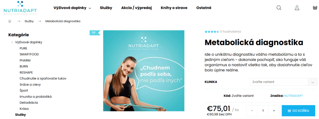 metabolická diagnostika