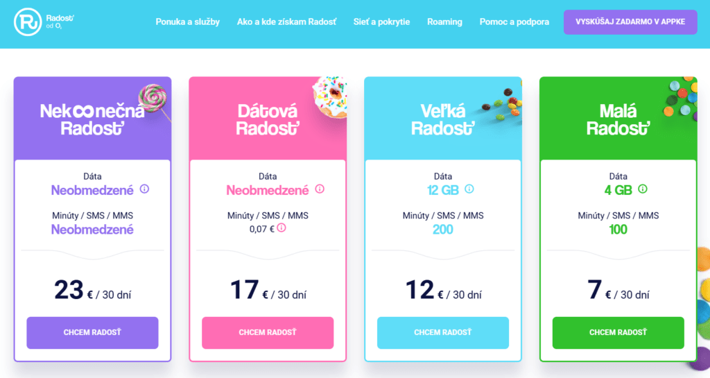 o2 radost pausaly
