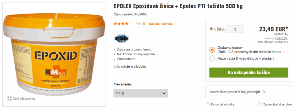 epoxidova zivica obi