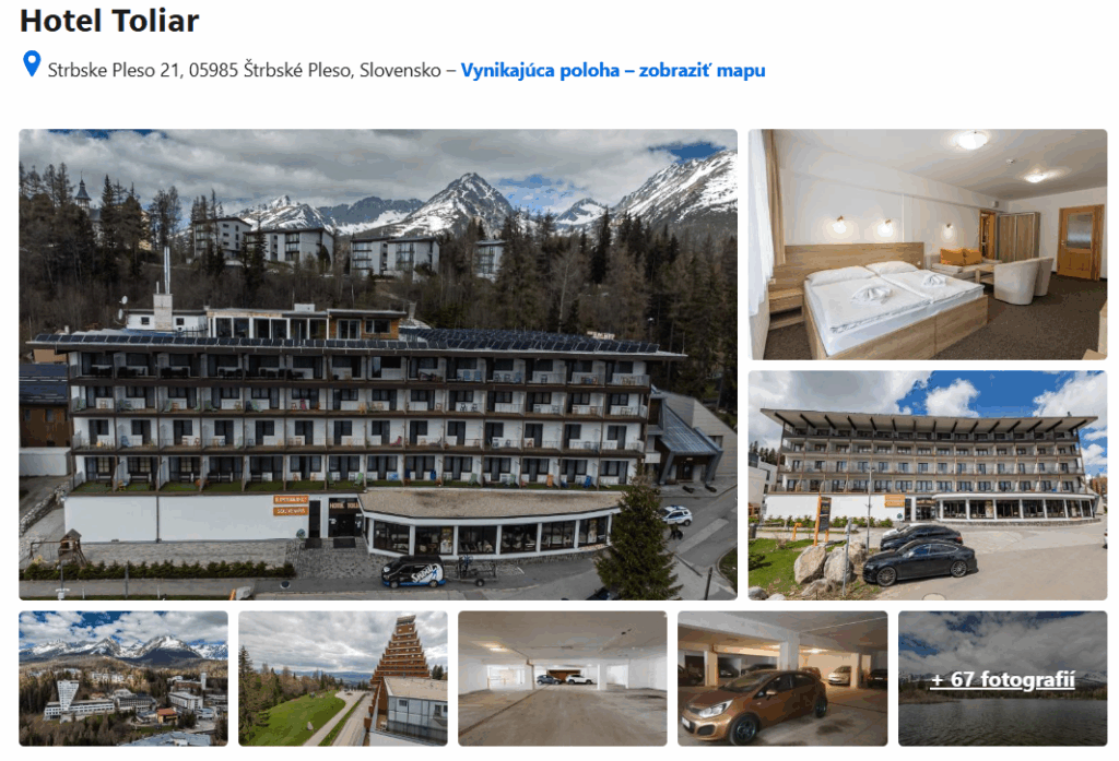 hotel toliar strbske pleso