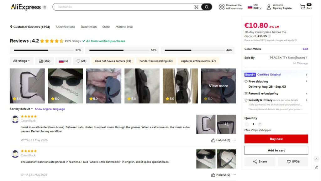 temu aliexpress dodanie slovensko