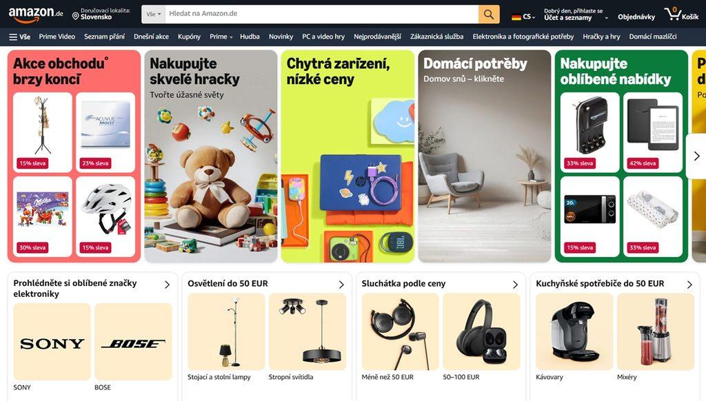 amazon poštovné slovensko